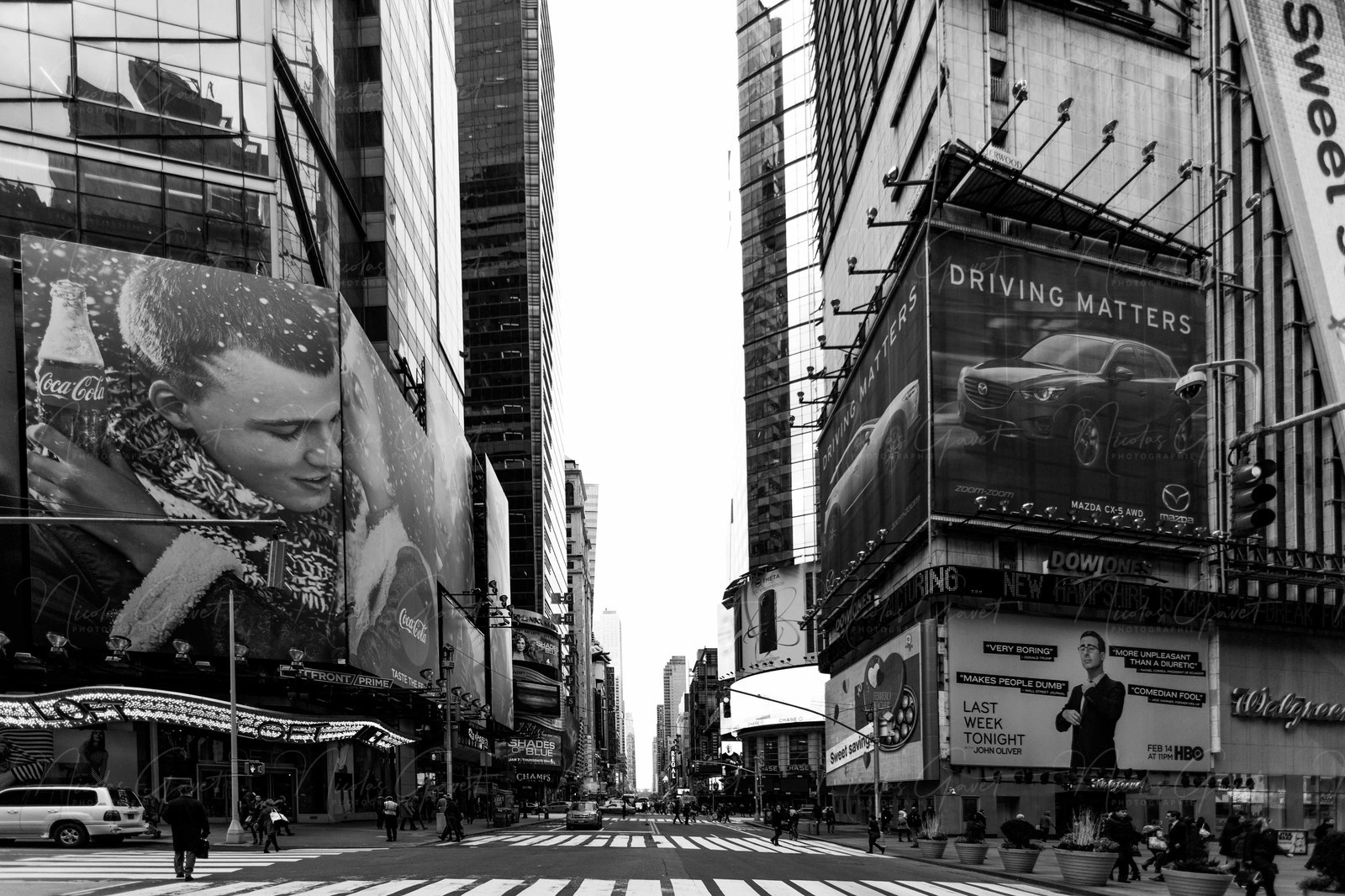 ILLUSTRATION - New York - Manhattan - Times Square - 5 fevrier 2016