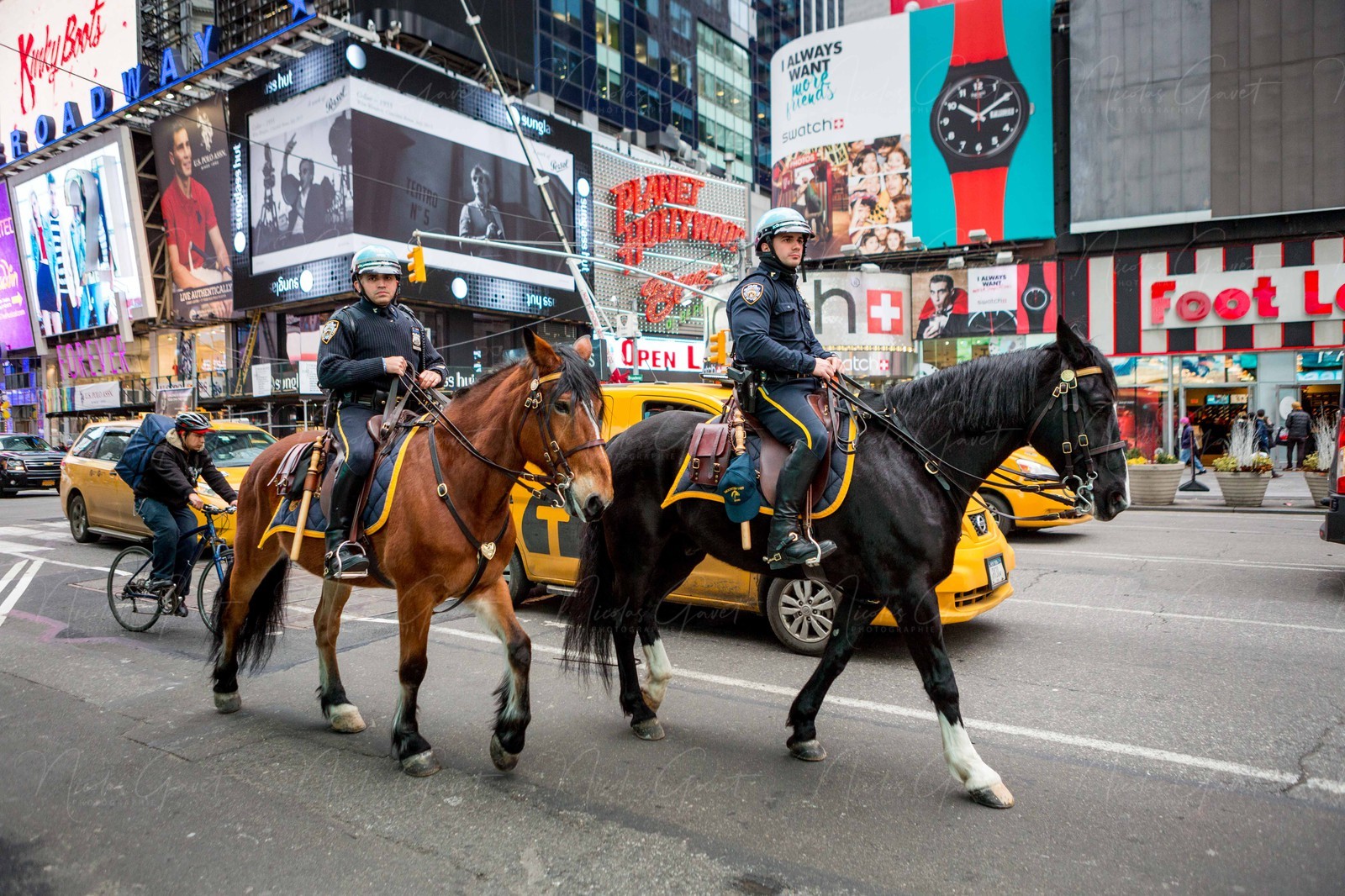 ILLUSTRATION - New York - Manhattan - Times Square - 5 fevrier 2016